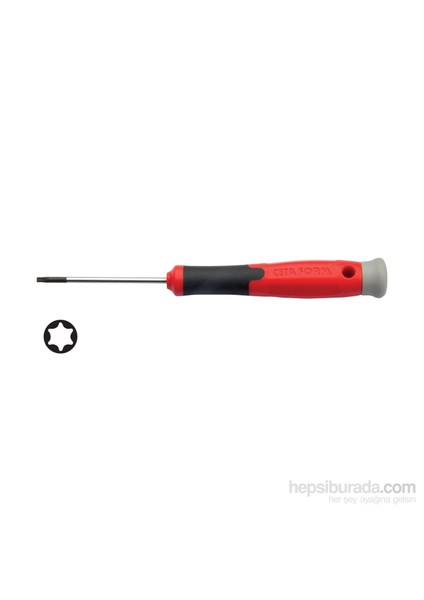 H04-10-060 Torx Uçlu Mikro Elektronikçi Tornavidası T10x60mm
