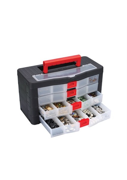 4' Lü Çekmeceli Organizer