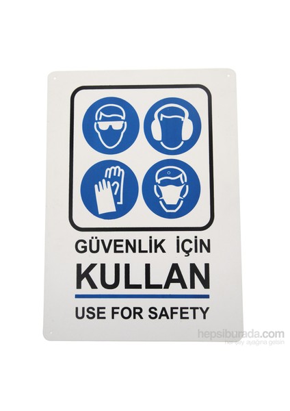 Güvenlik İçin Kullan (Kod 402) 25X35 Cm