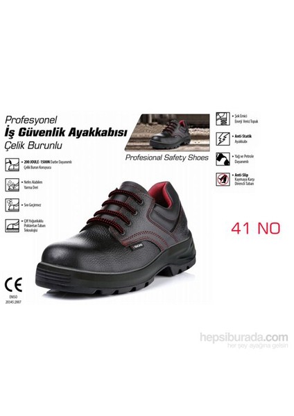 Çelik Burunlu İş Güvenlik Ayakkabısı 41 NO 090382