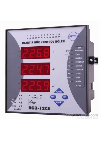 Rg3-12Cs Reaktif Güç Kontrol Rölesi