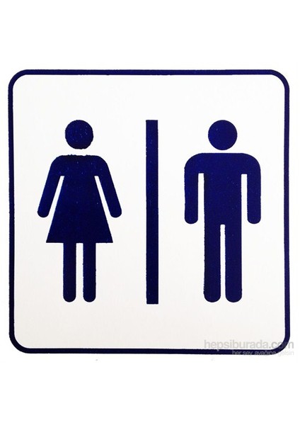 Stıcker "Wc Bay&Bayan"