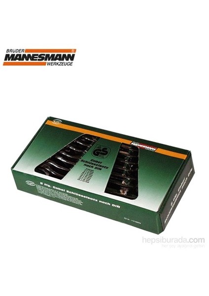 110-08Dın Açık Ağız Anahtar Takımı - (8 Parça, 6-22Mm)