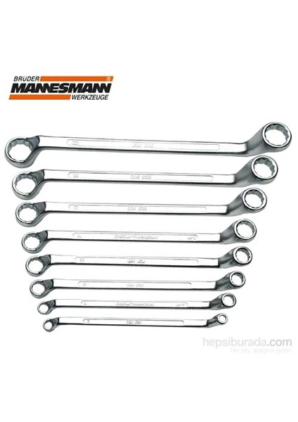 140-08 Dın Yıldız İki Ağız Anahtar Takımı, (8 Parça, 6-22Mm)