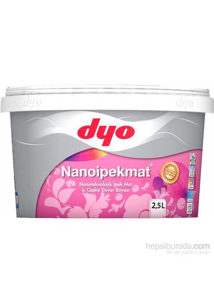 Nano İpek Mat Nanoteknolojik İpek Mat İç Cephe Duvar Boyası 2,5 Lt. - 0306 Şampanya