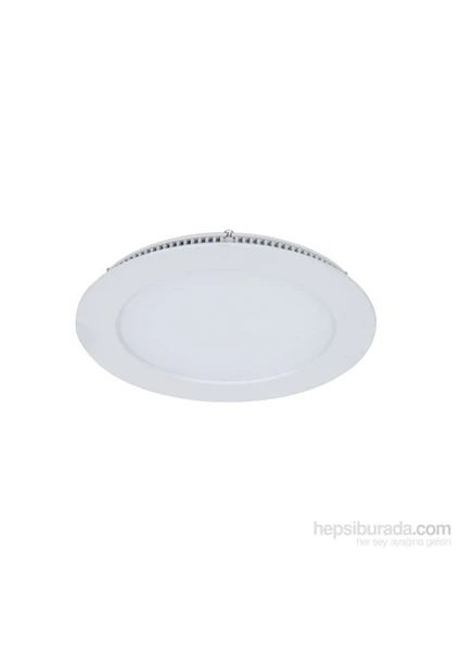 16W Slim Yuvarlak Led Armatür Beyaz Kasa 3000K