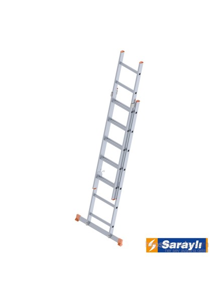 Endüstriyel Merdiven 2X7 Sürgülü 3 Metre