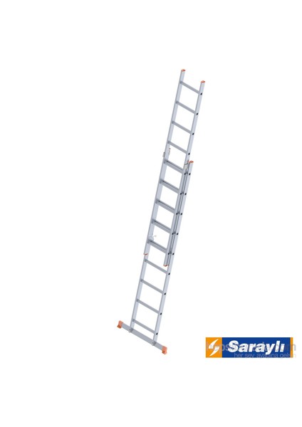 Endüstriyel Merdiven 2X9 Sürgülü 4 Metre