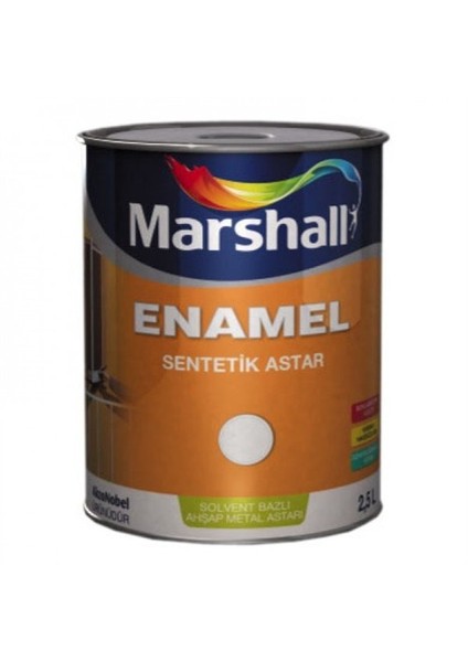 Enamel Sentetik Astar 2,5 Lt Beyaz