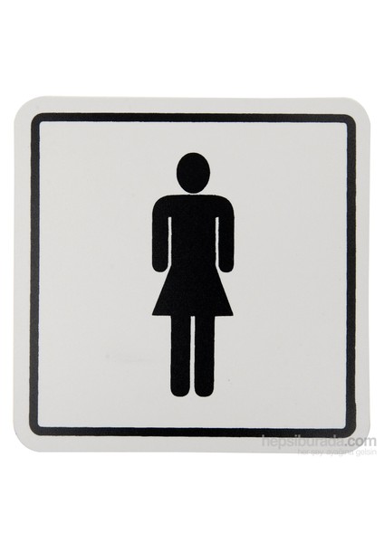 Bayan Wc (Kod 208) 12X12 Cm