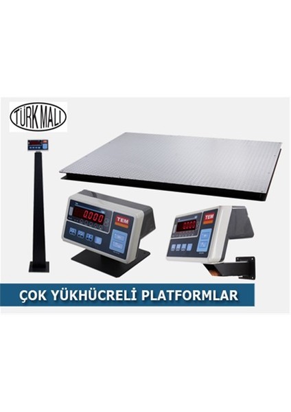 Mlb-3000 Kg 150X150 Ağır Hizmet Tipi Baskül