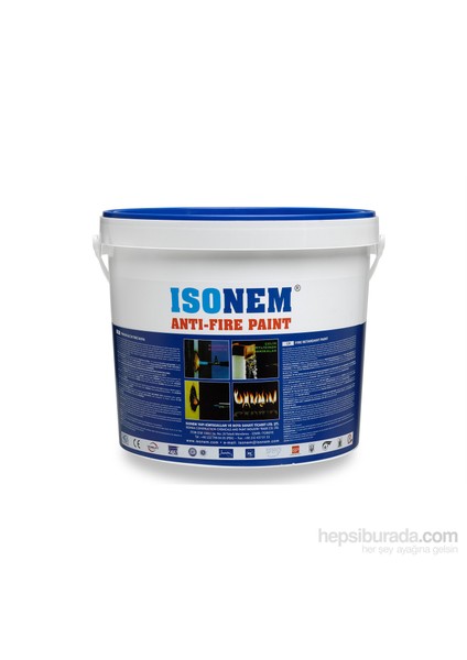 Anti Fire Paint Yangın Geciktirici Boya 18 Kg