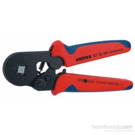 Knipex Dörtçene Yüksük Sıkma Pensi 97 53 04