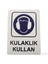 Kulaklık Kullan (Kod 409) 25X35 Cm 1