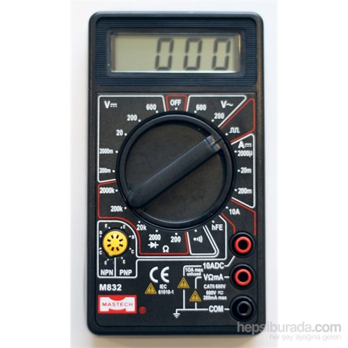 Mastech M 832 Dijital Voltmetre Fiyatı - Taksit Seçenekleri