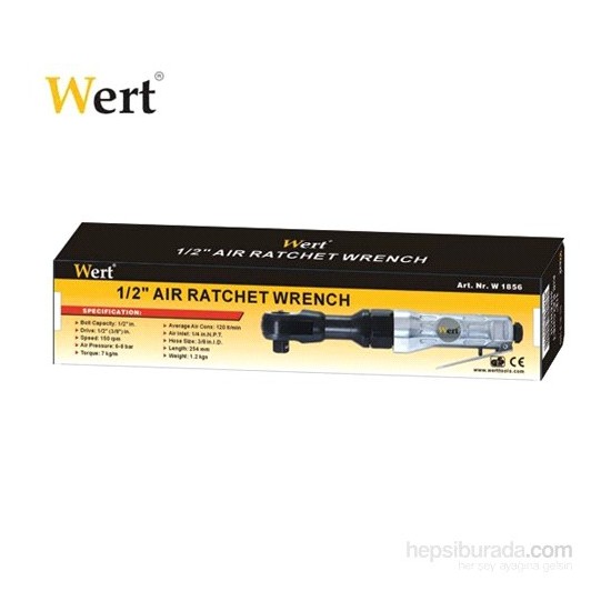 Wert 1856 Havalı Cırcır Kolu (1/2") Fiyatı - Taksit Seçenekleri