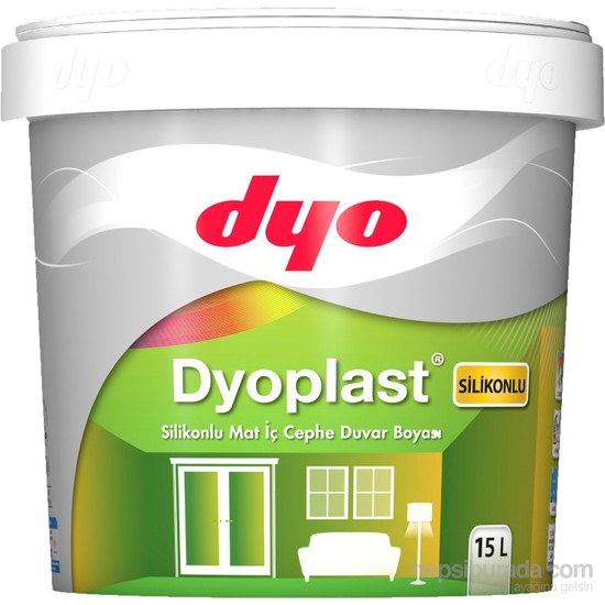 Dyoplast Silikonlu Mat İç Cephe Duvar Boyası 15 Lt. 6212 Fiyatı