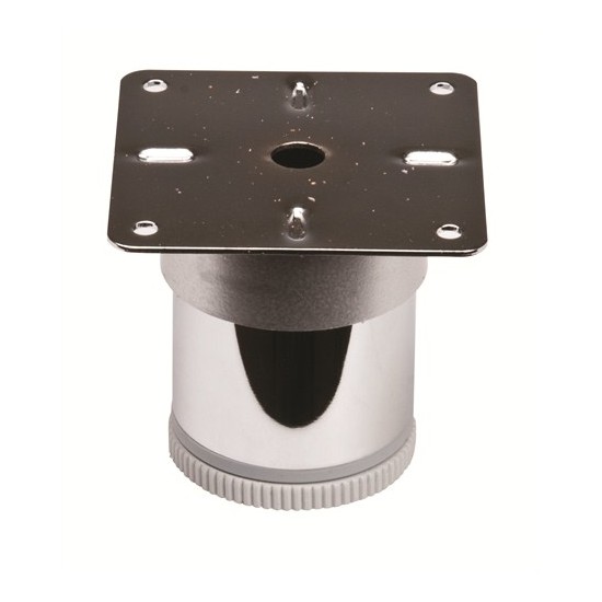 Mobilya Ayağı, Krom Parlak Renkli Ø51 Mm, H70 Mm Fiyatı