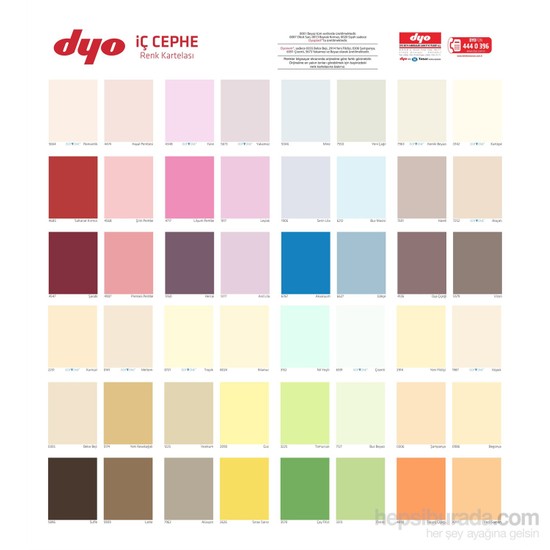 Dyoplast Silikonlu Mat İç Cephe Duvar Boyası 2,5 Lt. 5177 Fiyatı