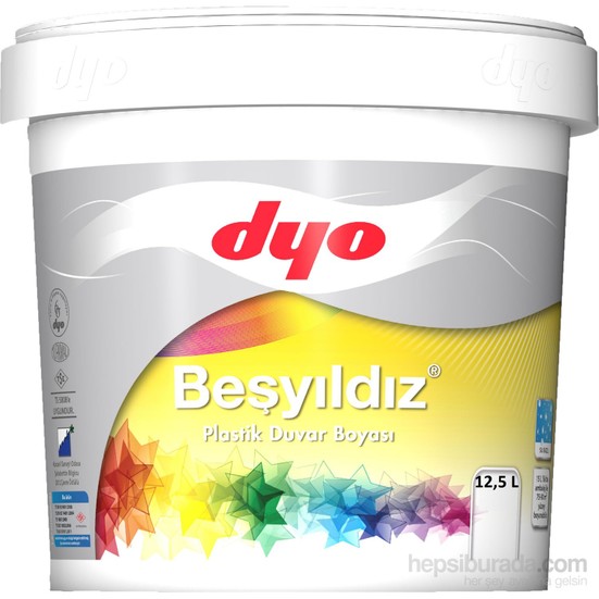 Beşyıldız Plastik Duvar Boyası 12,5 Lt. 0355 Belce Beji Fiyatı Beşyıldız Plastik Duvar Boyası 12,5 Lt. 0355 Belce Beji Fiyatı