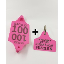 Farmena Büyükbaş Kurban Küpesi ve Anahtarlık Yeşil 1-200 Arası