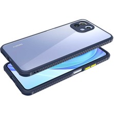 Case 4U Xiaomi Mi 11 Lite Kılıf Kamera Korumalı Darbe Emici Airbag Kaff Silikon Kapak Koyu Yeşil