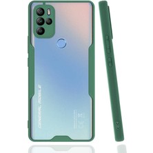 Case 4U General Mobile 21 Pro Kılıf Kamera Korumalı Ultra Ince Buzlu Mat Renkli Parfe Silikon Kapak Koyu Yeşil