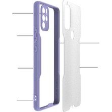 Case 4U General Mobile 21 Pro Kılıf Kamera Korumalı Ultra Ince Buzlu Mat Renkli Parfe Silikon Kapak Koyu Yeşil