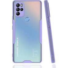 Case 4U General Mobile 21 Pro Kılıf Kamera Korumalı Ultra Ince Buzlu Mat Renkli Parfe Silikon Kapak Mor