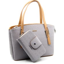 Just Polo Kadın Ayarlanabilir Askılı Omuz Çantası ve Cüzdan Kombini PBU4030-1005