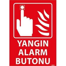  Yangın Alarm Butonu Uyarı Levhası U06001