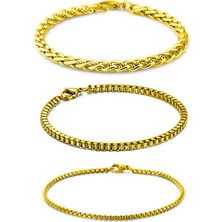 The Collection 3'lü Unisex Spor Bileklik Set