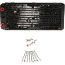 Flameer 240MM 10 Boru Alüminyum Isı Eşanjör Radyatör Cpu Suyu Cool Bilgisayar Için (Yurt Dışından)