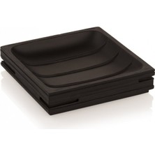 Gedy Quadrotto Sabunluk Siyah Reçine