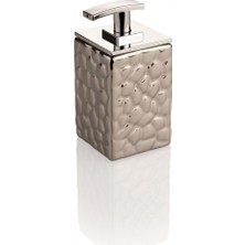 Gedy Martina Sıvı Sabunluk Gümüş Seramik