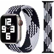 Nettech Dokuma Apple Watch Uyumlu Seri 42/44 mm Kol Ip Örgülü Kordon - Karışık Renk