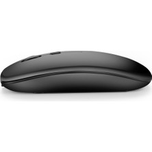 HXSJ M80 2.4ghz Kablosuz 1600 Dpı Üç Hızlı Ayarlanabilir Optik Sessiz Mouse (Yurt Dışından)