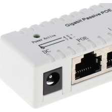 Gigabit Güç Üzerinde Ethernet Poe Enjektör Dc 12V-52V Ip Kamera Voıp Telefon Için (Yurt Dışından)