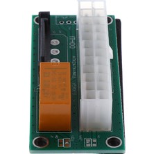 Atx 24 Pin Sata'ya Dual Psu Güç Kaynağı Sync Starter Genişletici Kablo Kartına (Yurt Dışından)