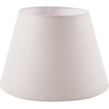 Art&gift Tripod ve Tek Ayaklı Abajur Için Başlık Krem Kumaş