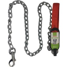 Nunbell Soft Saplı Kalın Zincir Gezdirme Kırmızı 4 mm x 120 cm