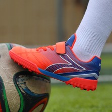 Kın Mavi - Turuncu Futbol Ayakkabısı (Yurt Dışından)