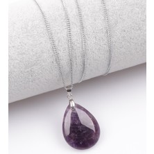 Alibaba Doğaltaş Ametist Doğal Taş Kolye