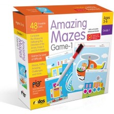 Amazing Mazes Game-1 - Grade-Level 1 - Ages 3-6