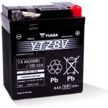 Yuasa 12V 7.4AH Motosiklet Aküsü X-Max 250/300 - R25 / MT25