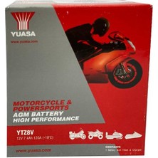 Yuasa 12V 7.4AH Motosiklet Aküsü X-Max 250/300 - R25 / MT25