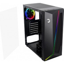 Gamepower 550W 1x120 mm Argb Fan Temperli Cam Mid ATX Dark Side Bilgisayar Kasası
