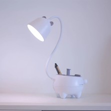 Famelya Pet Şarjlı Gece Masa Lambası Dokunmatik 3 Farklı LED Işıklı