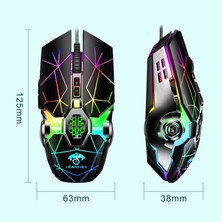 Leaven USB Kablolu Rgb Oyun Mouse (Yurt Dışından)