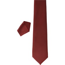 ALTINYILDIZ CLASSICS Erkek Bordo Kravat-mendil Set